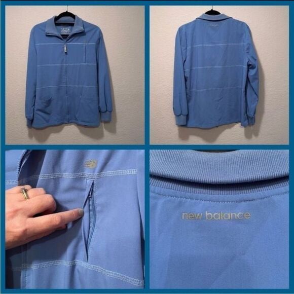New Balance Zip Up Lightweight sweatshirt with pockets. - Picture 1 of 8